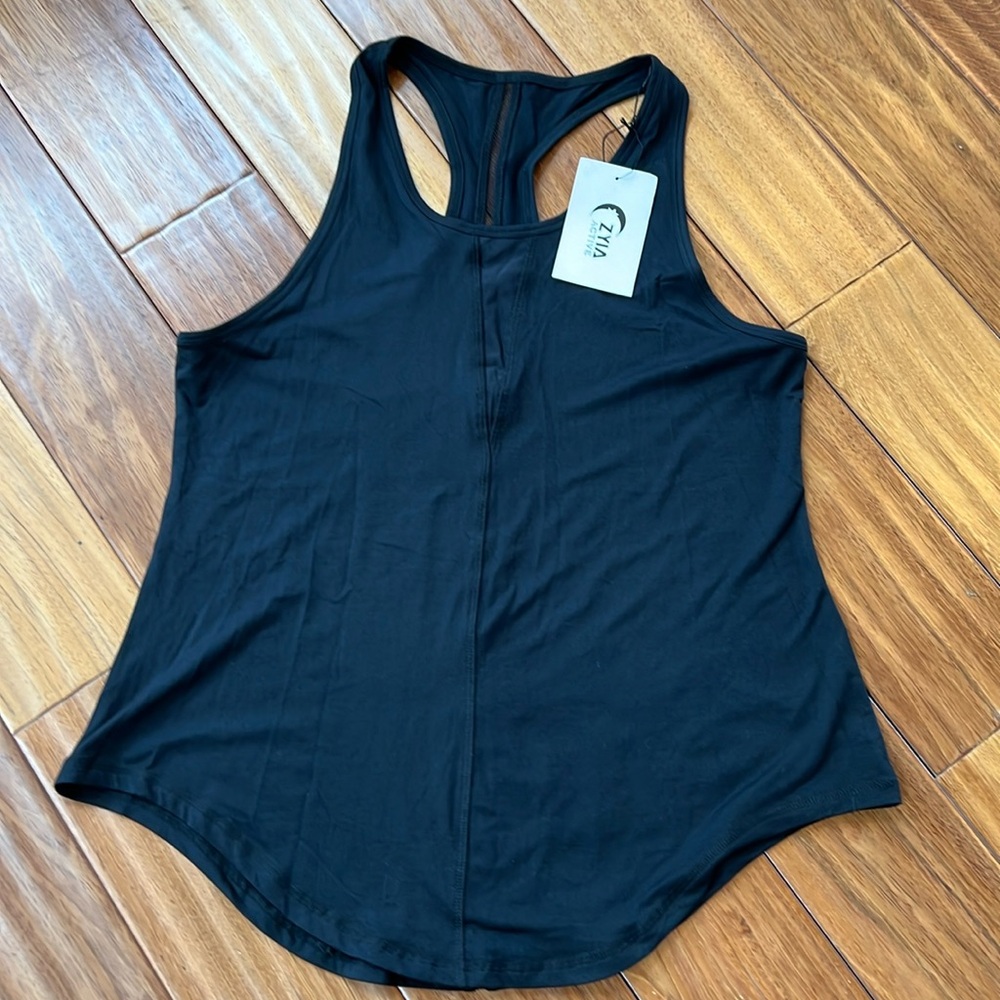 Zyia Active Effortless Tank Long XXL Black New With Tags